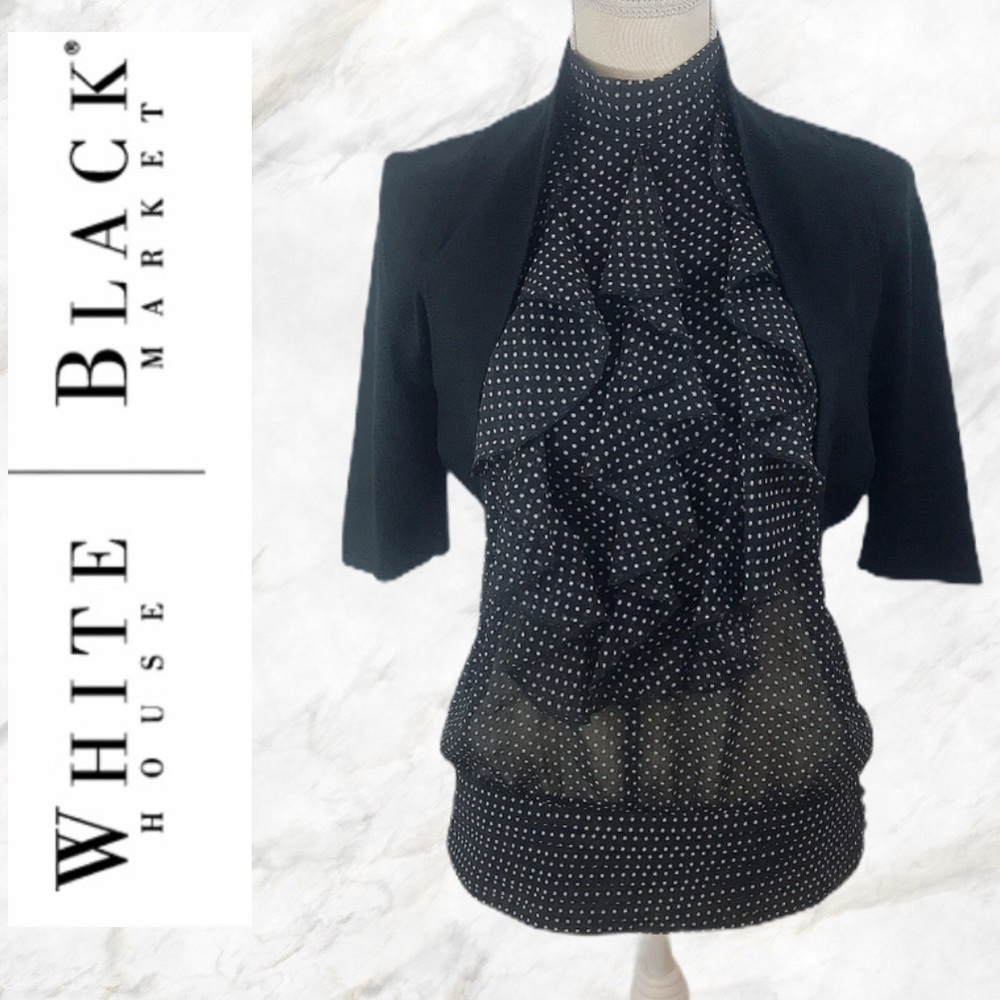 White House Black Market crop cardigan -small